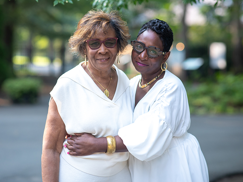 Paula and mom