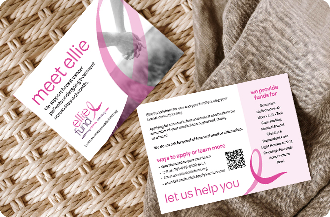 ellie postcards with new logo